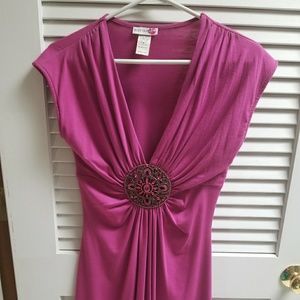 Like new sleeveless gladiator style midi dress M